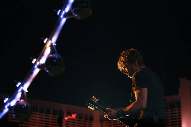 The High Roller is seen as Keith Urban performs during the Academy of Country Music's 